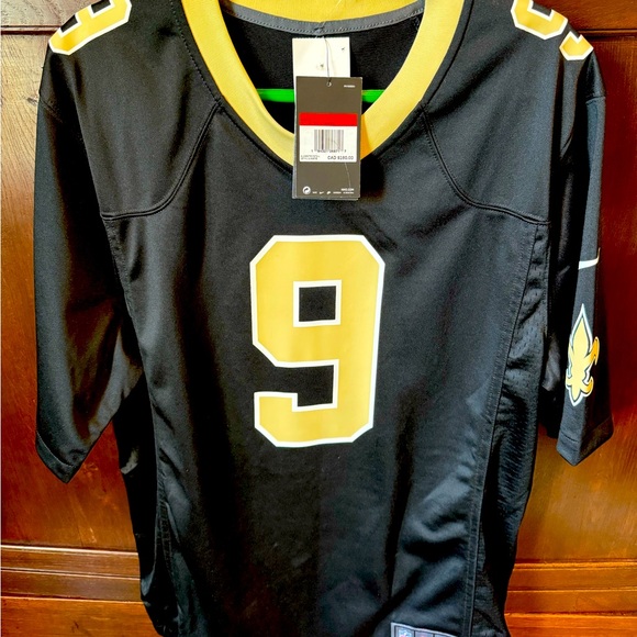 SOLD - Nike Authentic - DREW BREES Saints On Field Jersey Brand New with Tags - Picture 1 of 4